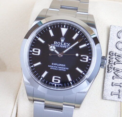 ロレックス エクスプローラー Ref.214270 ブラック文字盤 未使用 explorer-19 商品画像1