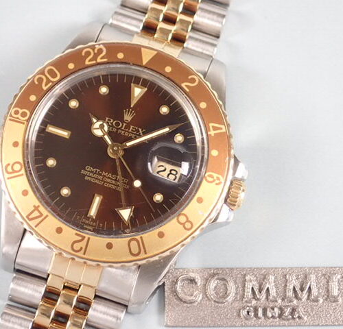 ロレックス GMTマスター Ref.16753 ブラウン文字盤 中古 gmt-master-11 ジュビリーブレスレット 商品画像1