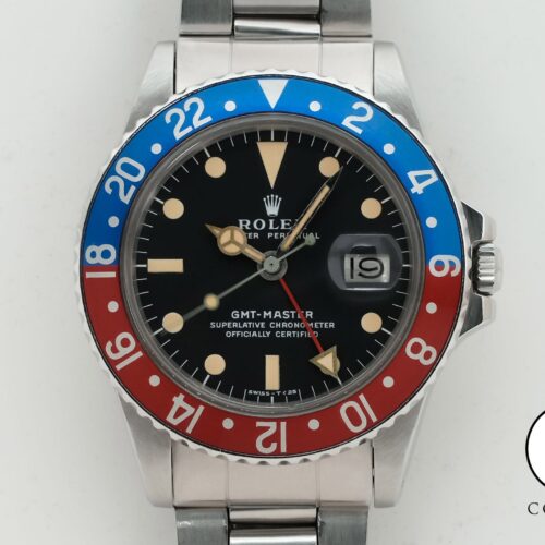 ロレックス GMTマスター Ref.1675 ステンレススチール ブラック文字盤 オイスターブレスレット 商品画像1