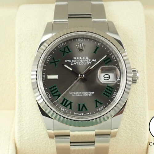 ロレックス デイトジャスト36 Ref.126234 ステンレススチール/ホワイトゴールド スレート文字盤 オイスターブレスレット 商品画像1