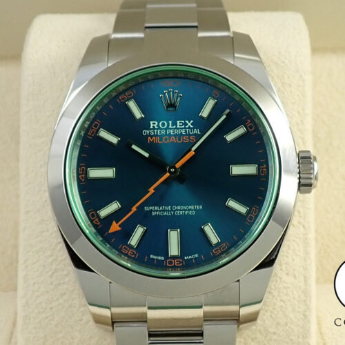 ロレックス ミルガウス Ref.116400GV ステンレススチール Zブルー文字盤 商品画像1