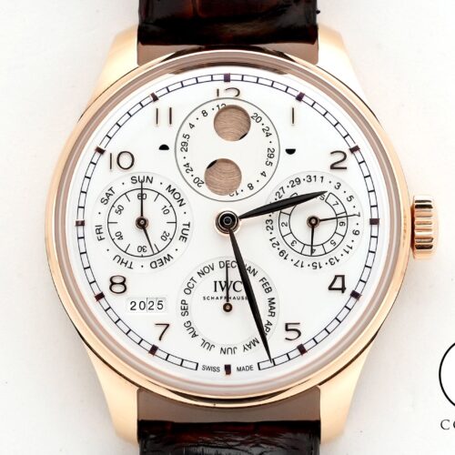 IWC ポルトギーゼ パーペチュアルカレンダー 44 Ref.IW503701 Armor Gold シルバー文字盤 中古 muyxsa8v 商品画像1