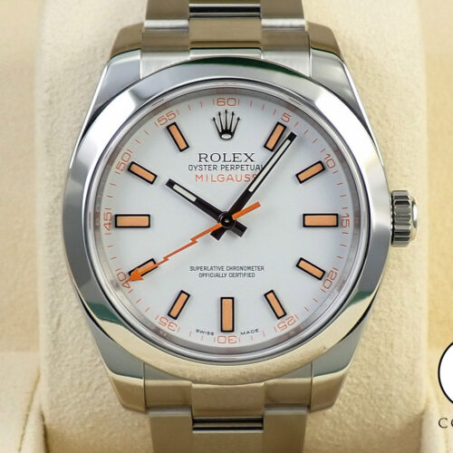 ロレックス ミルガウス Ref.116400 ステンレススチール ホワイト文字盤 商品画像1