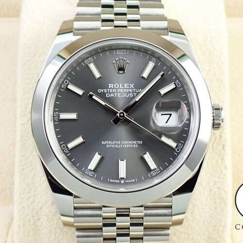 ロレックス デイトジャスト41 Ref.126300 ステンレススチール スレート文字盤 ジュビリーブレスレット 極美品 C6JWZLLC 商品画像1