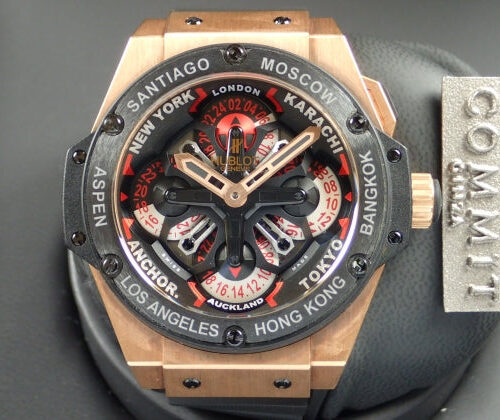 ウブロ キングパワー Ref.771.OM.1170.RX マットブラックスケルトン文字盤 中古 kingpower 商品画像1