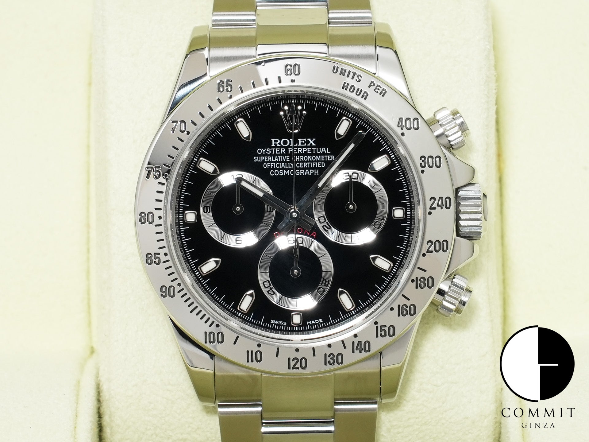 ロレックス デイトナ Ref.116520 ステンレススチール ブラック文字盤 美品 ypu688wz 商品画像1