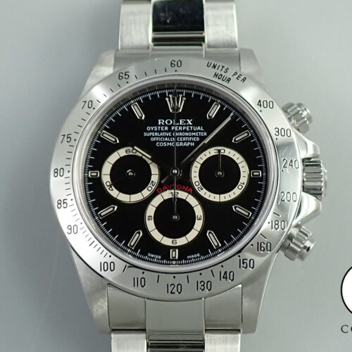 ロレックス デイトナ エルプリメロ Ref.16520 ステンレススチール ブラック文字盤 商品画像1