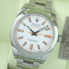 ロレックス ミルガウス Ref.116400 ホワイト文字盤 中古 milgauss-8 商品画像1