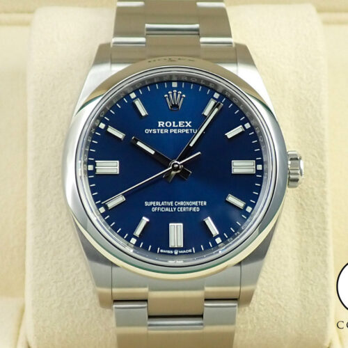 ロレックス オイスターパーペチュアル36 Ref.126000 ステンレススチール ブライトブルー文字盤 商品画像1