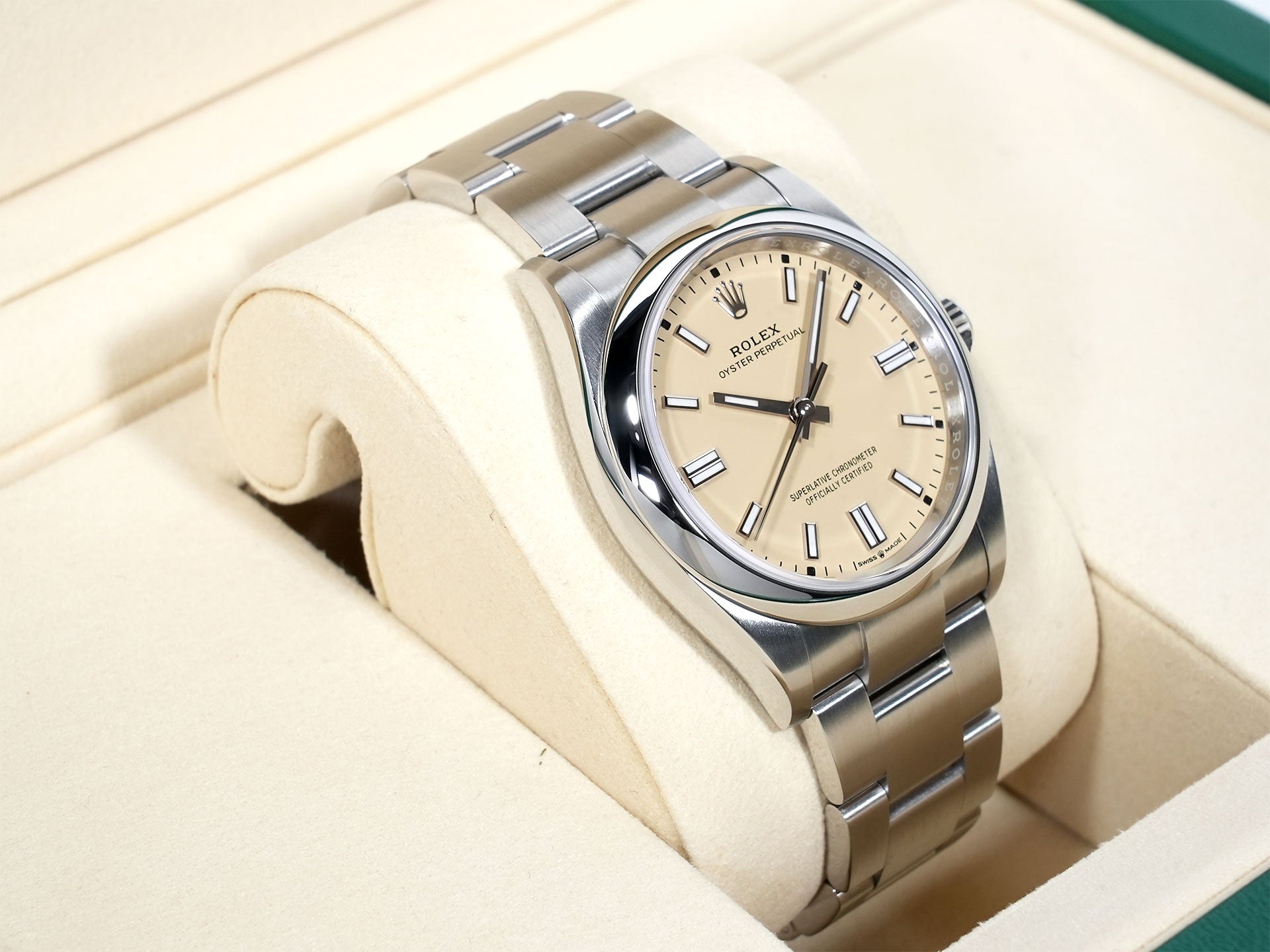 ロレックス オイスターパーペチュアル36 Ref.126000 ステンレススチール ベージュ文字盤 美品 eyayoh2i 商品画像5
