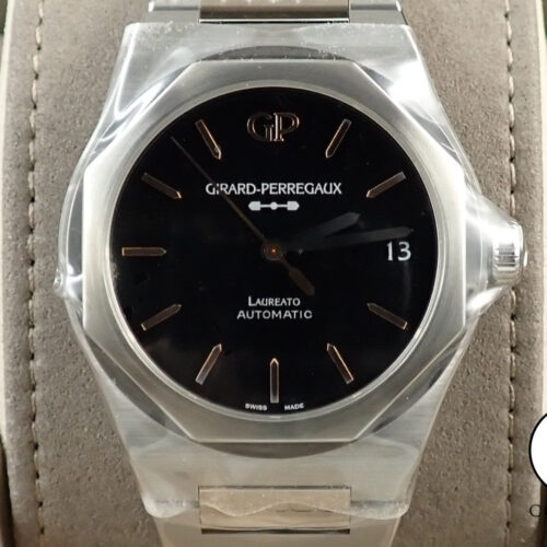 ジラールペルゴ ロレアート Ref.81010-11-635-11A オニキス文字盤 新品 V8P97388 商品画像1