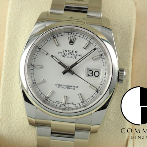 ロレックス デイトジャスト Ref.116200 ホワイト文字盤 中古 datejust-205 商品画像1