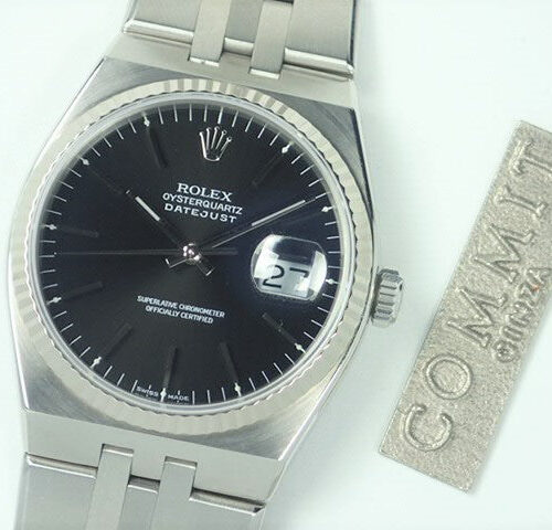 ロレックス オイスター Ref.17014 ブラック文字盤 中古 oyster-quartz-4 商品画像1