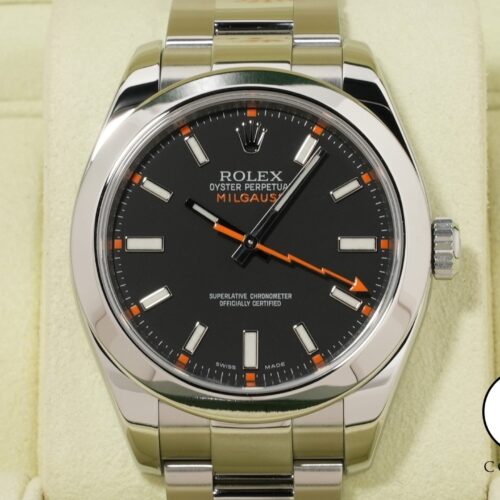 ロレックス ミルガウス Ref.116400 ステンレススチール ブラック文字盤 商品画像1