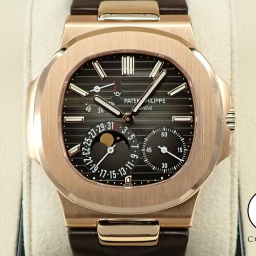 パテックフィリップ ノーチラス Ref.5712R-001 ローズゴールド ブラック ブラウン文字盤 商品画像1
