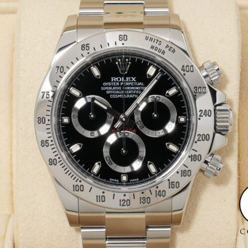 ロレックス デイトナ Ref.116520 ステンレススチール ブラック文字盤 美品 kuc3zc42 商品画像1