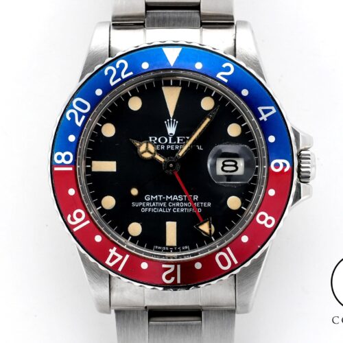 ロレックス GMTマスター Ref.16750 ステンレススチール ブラック文字盤 オイスターブレスレット 中古 fyakrdte 商品画像1
