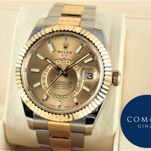 ロレックス スカイドゥエラー Ref.326933 シャンパン文字盤 中古 sky-dweller-16 オイスターブレスレット 商品画像1