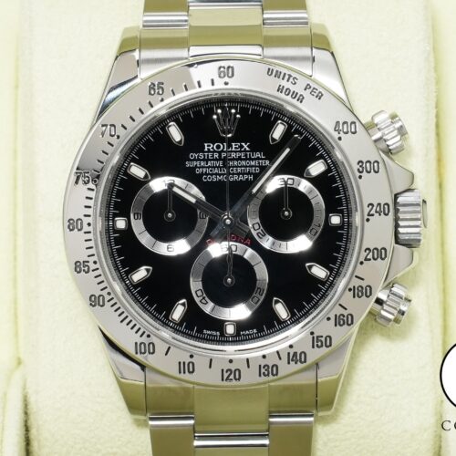 ロレックス デイトナ Ref.116520 ステンレススチール ブラック文字盤 美品 ypu688wz 商品画像1