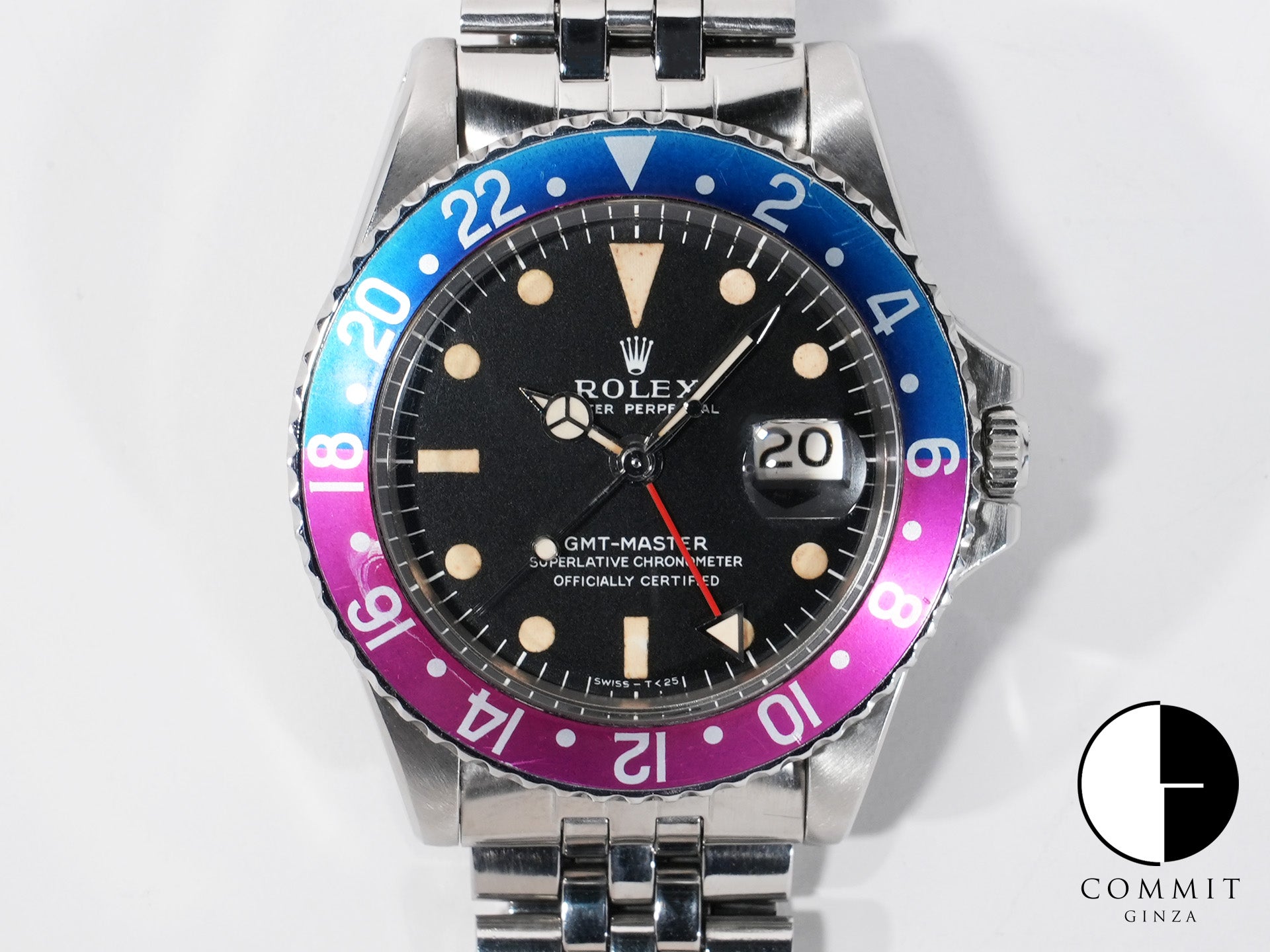 ロレックス GMTマスター Ref.1675 ステンレススチール ブラック文字盤 ジュビリーブレスレット 中古 yvpbvkoi 商品画像1