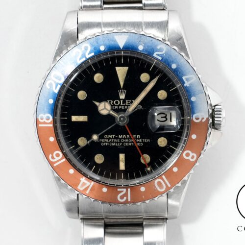 ロレックス GMTマスター Ref.1675 ステンレススチール ブラック文字盤 オイスターブレスレット 中古 3jthodwu 商品画像1