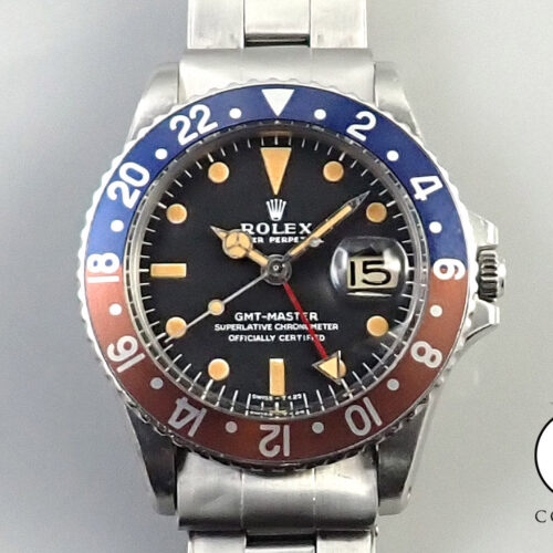 ロレックス GMTマスター Ref.1675 ステンレススチール ブラック文字盤 オイスターブレスレット 商品画像1
