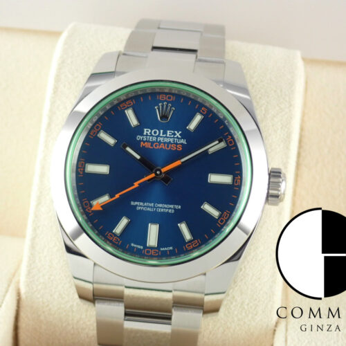 ロレックス ミルガウス Ref.116400GV Zブルー文字盤 未使用 milgauss-30-2 商品画像1