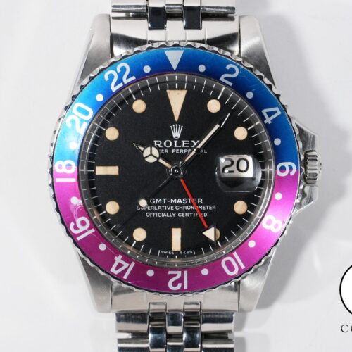 ロレックス GMTマスター Ref.1675 ステンレススチール ブラック文字盤 ジュビリーブレスレット 中古 yvpbvkoi 商品画像1