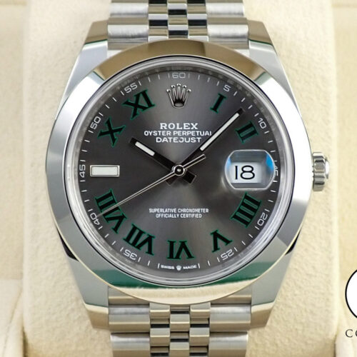 ロレックス デイトジャスト41 Ref.126300 ステンレススチール スレートローマン文字盤 ジュビリーブレスレット 美品 C6J3MK45 商品画像1