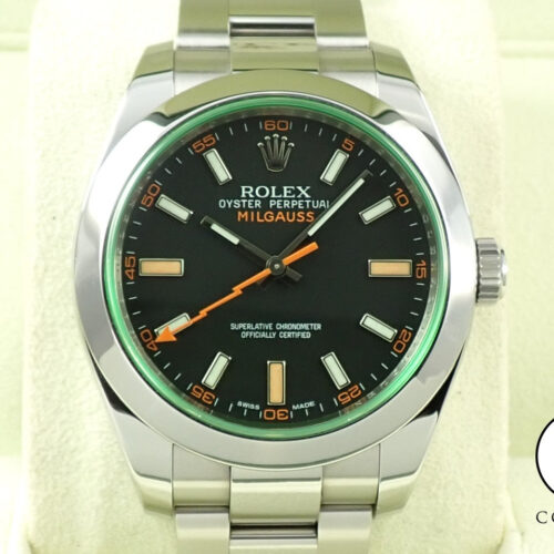 ロレックス ミルガウス Ref.116400GV ステンレススチール ブラック文字盤 商品画像1