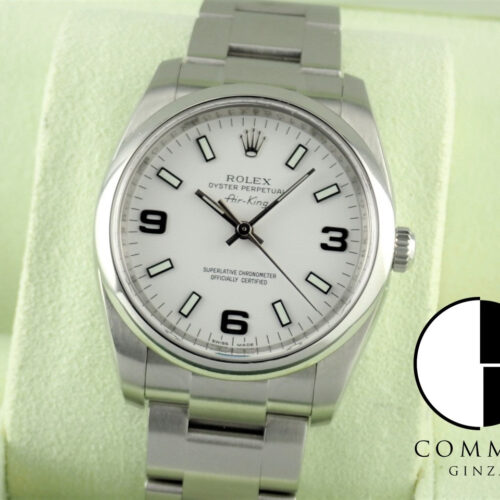 ロレックス エアキング Ref.114200 ホワイト文字盤 中古 airking-36 商品画像1