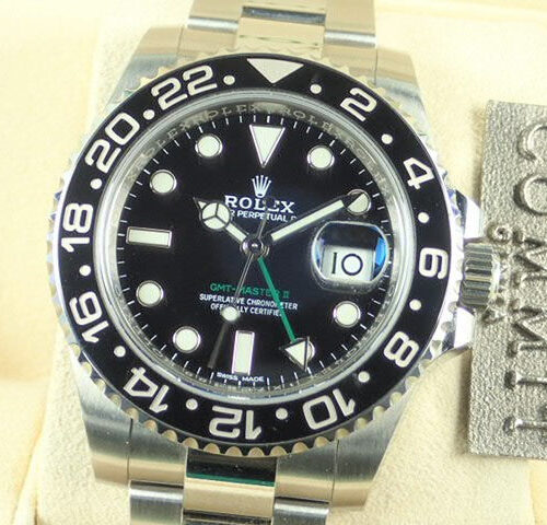 ロレックス GMTマスターII Ref.116710LN ブラック文字盤 中古 gmt-master-99 オイスターブレスレット 商品画像1