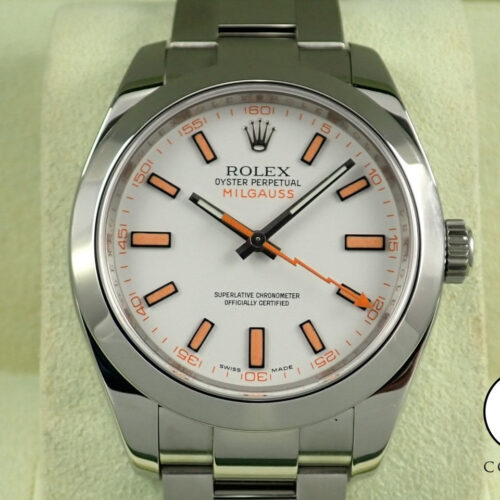 ロレックス ミルガウス Ref.116400 ステンレススチール ホワイト文字盤 商品画像1