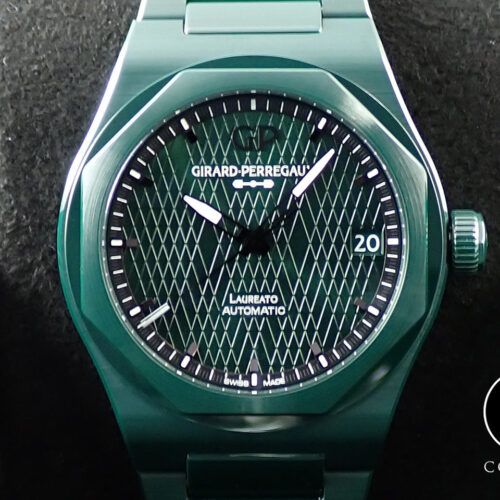 ジラールペルゴ ロレアート 42 MM グリーンセラミック アストンマーティン エディション Ref.81010-32-3081-1CX グリーン文字盤 未使用 C83ZSSTC 商品画像1