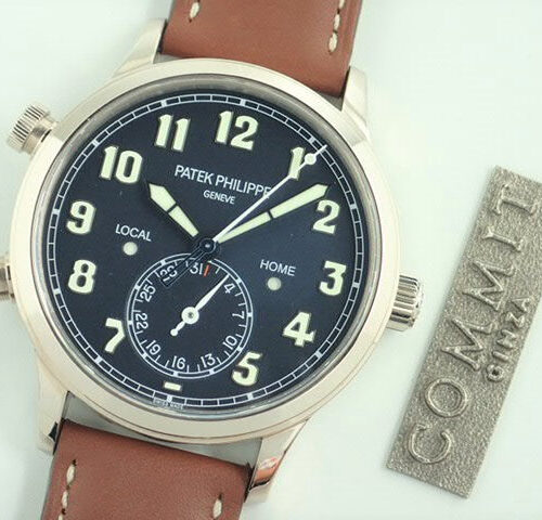 パテックフィリップ カラトラバ Ref.5524G-001 ブルーヴァニッシュ文字盤 未使用 pilot-traveltime-3 商品画像1