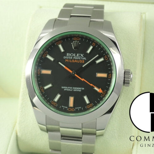 ロレックス ミルガウス Ref.116400GV ブラック文字盤 中古 milgauss-40 商品画像1