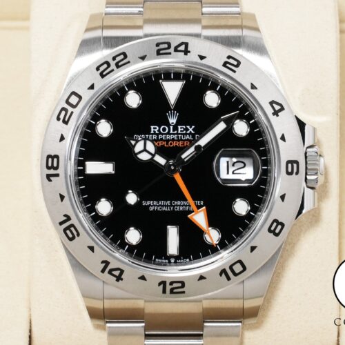 ロレックス エクスプローラーII Ref.226570 ステンレススチール ブラック文字盤 オイスターブレスレット 未使用 6uybdiqa 商品画像1