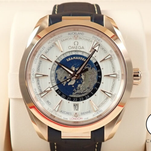 オメガ シーマスターアクアテラ GMT ワールドタイマー Ref.220.53.43.22.02.001 シルバー文字盤 中古 5KST0600 商品画像1