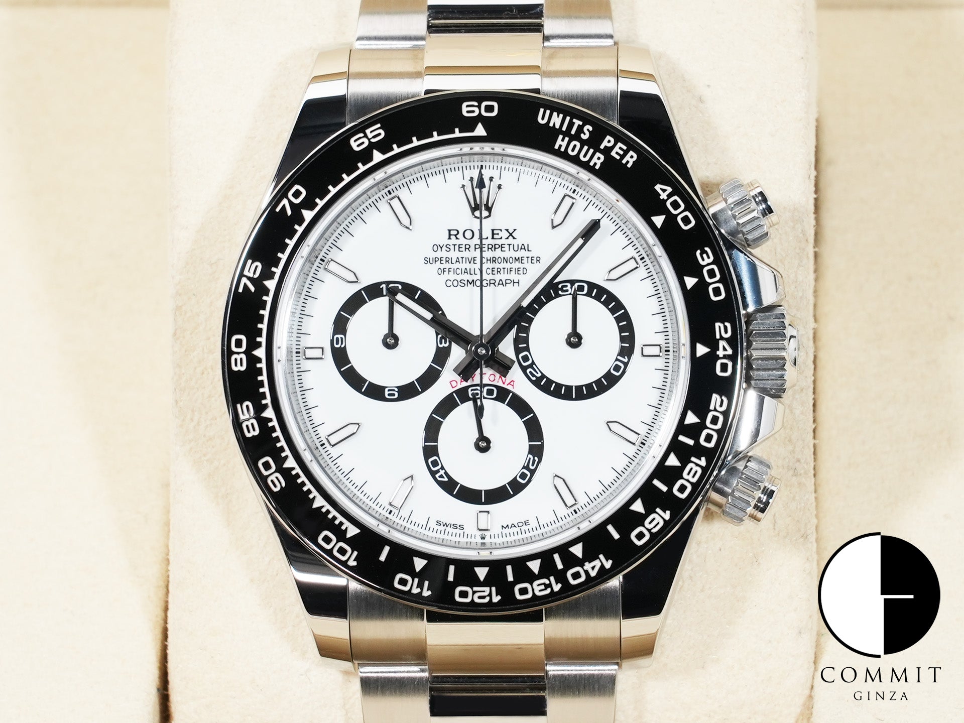 ロレックス デイトナ Ref.126500LN ステンレススチール ホワイト文字盤 美品 aystv2hr 商品画像1