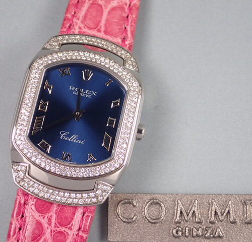 ロレックス チェリーニ Ref.6693/9 ネイビーダイヤ文字盤 中古 cellini 商品画像1