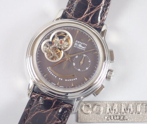 ゼニス クロノマスター Ref.03.0240.4021/72.C496 ブラウン文字盤 中古 chronomaster 商品画像1