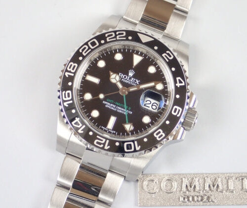 ロレックス GMTマスターII Ref.116710LN ブラック文字盤 中古 gmt-master2-9 オイスターブレスレット 商品画像1