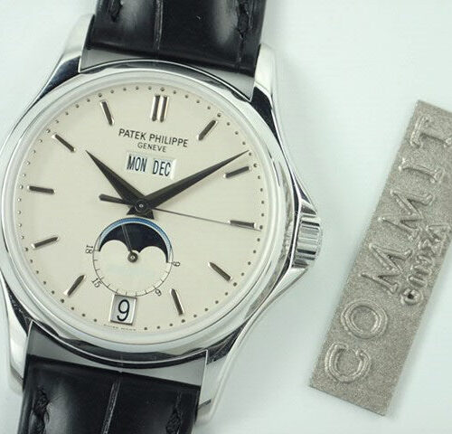 パテックフィリップ アニュアルカレンダー Ref.5125G-010 シルバー文字盤 中古 wempe 商品画像1