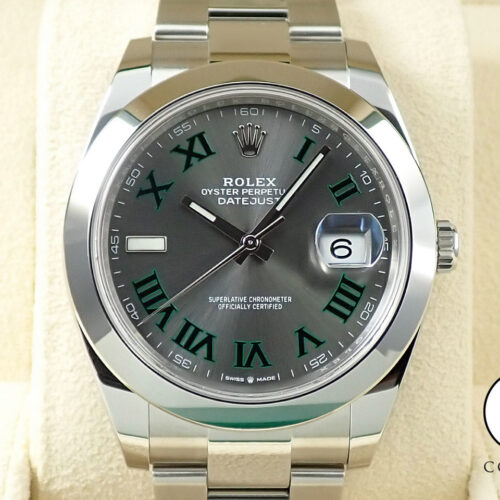 ロレックス デイトジャスト41 Ref.126300 ステンレススチール スレートローマン文字盤 オイスターブレスレット 商品画像1