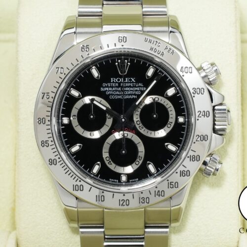 ロレックス デイトナ Ref.116520 ステンレススチール ブラック文字盤 中古 ox56yaf6 商品画像1