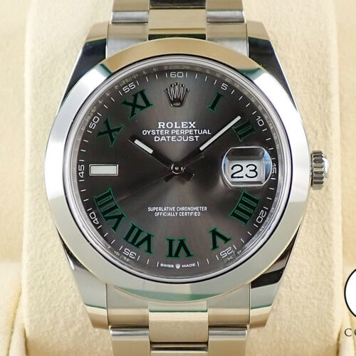 ロレックス デイトジャスト41 Ref.126300 ステンレススチール スレートローマン文字盤 オイスターブレスレット 商品画像1