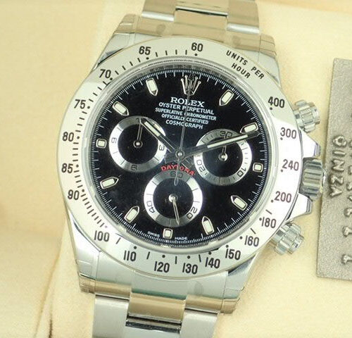 ロレックス デイトナ Ref.116520 ブラック文字盤 未使用 daytona-218 商品画像1
