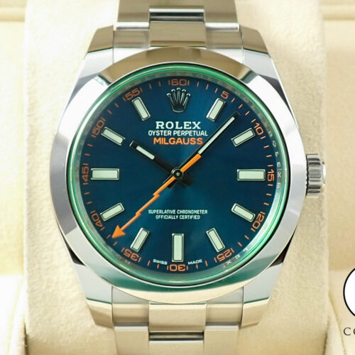 ロレックス ミルガウス Ref.116400GV ステンレススチール Zブルー文字盤 商品画像1