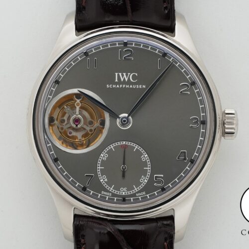 IWC ポルトギーゼ トゥールビヨン Ref.IW546301 ホワイトゴールド グレー文字盤 美中古 fdiw34vi 商品画像1