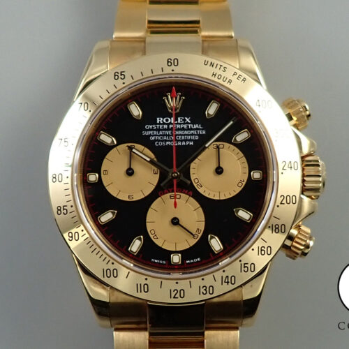 ロレックス デイトナ Ref.116528 イエローゴールド ブラックxシャンパン文字盤 商品画像1